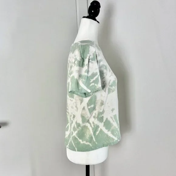 ✨Upcycled | NastyGal | Relaxed Honey Graphic T Shirt | Small Mint Green - Picture 11 of 12